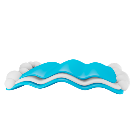 Sea Wave  3D Illustration