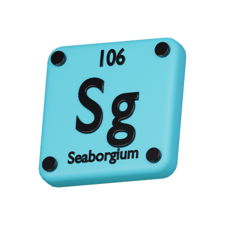 Seaborgium  3D Icon