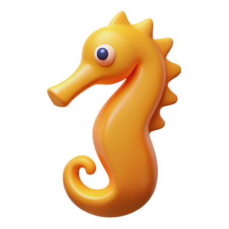 タツノオトシゴ  3D Icon