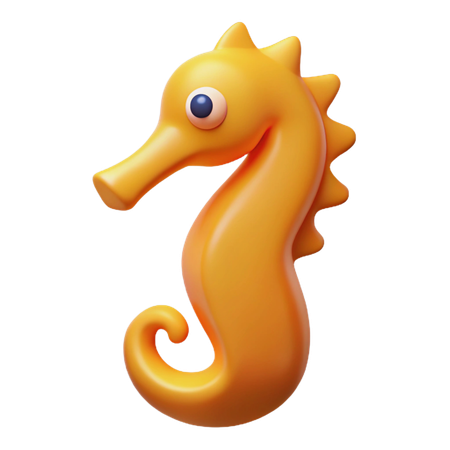 Seahorse  3D Icon