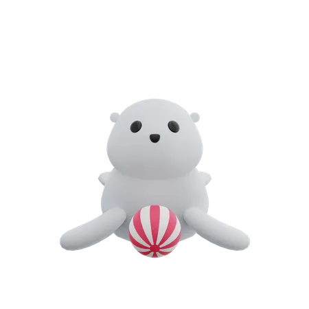 Seal  3D Illustration