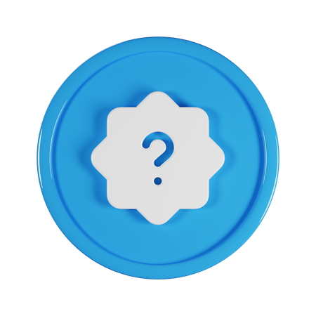 Seal Question  3D Icon