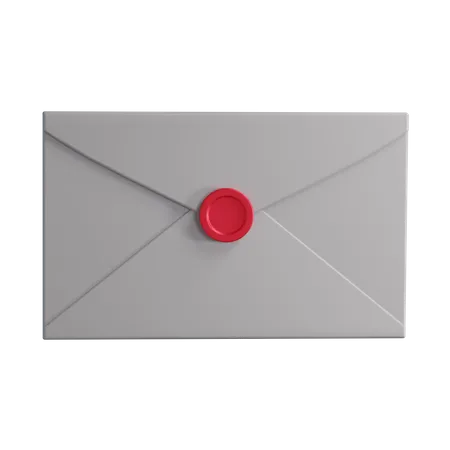Sealed Envelope  3D Icon