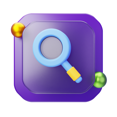 Search  3D Icon