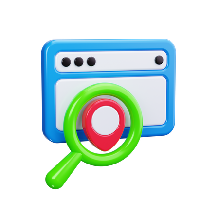 Search  3D Icon