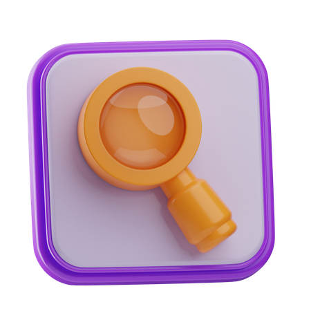 Search  3D Icon