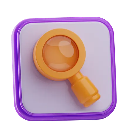 Search  3D Icon