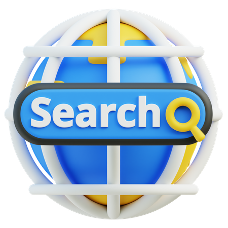 Search  3D Icon