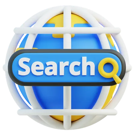 Search  3D Icon