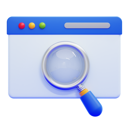 Search  3D Icon