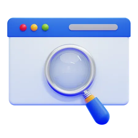 Search  3D Icon