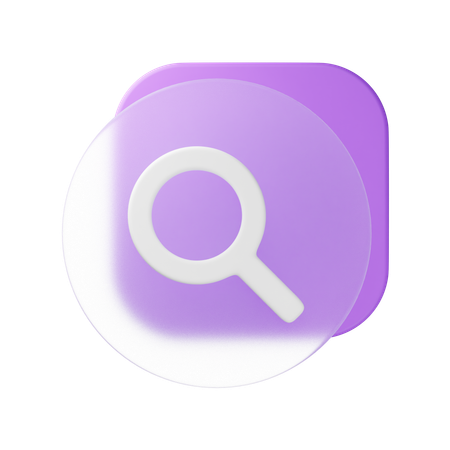 Search  3D Icon