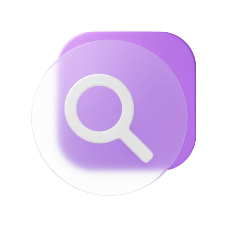 Search  3D Icon