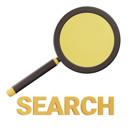 Search  3D Icon