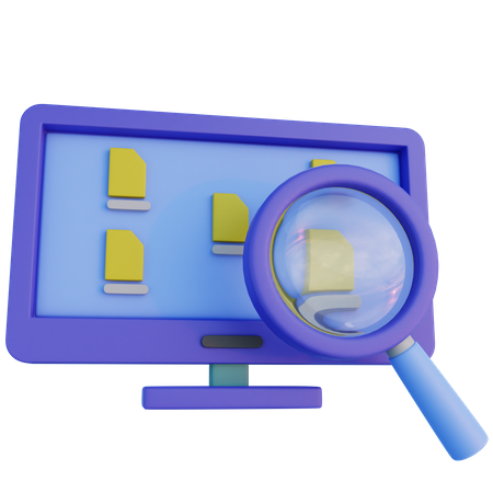 Search  3D Icon