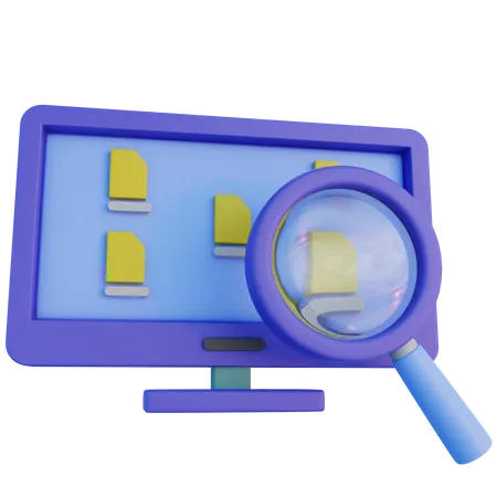 Search  3D Icon