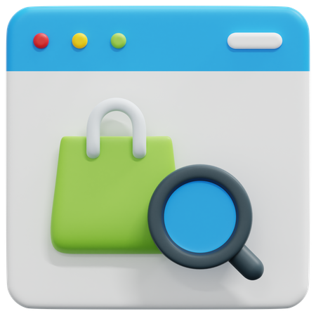 Search  3D Icon