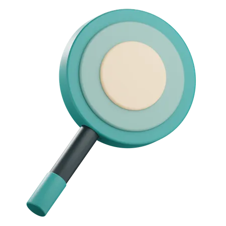 3 D Rendering Monitoring Illustration With A Magnifying Glass 3D Icon