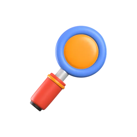 3 D Rendering Search Application Icon 3D Icon