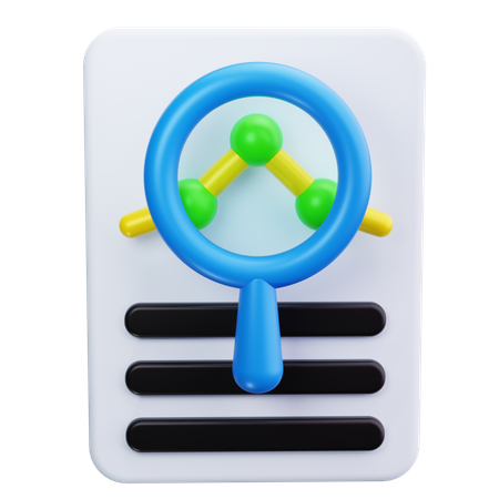 Search Analyrics  3D Icon