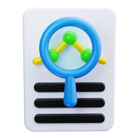 Search Analyrics  3D Icon