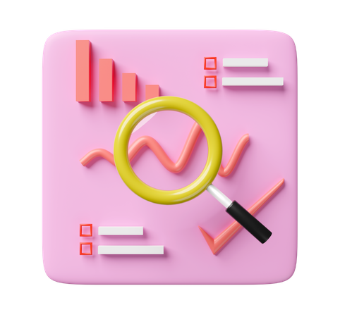 Search Analysis  3D Icon