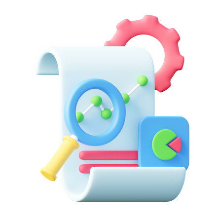 Search Analysis  3D Icon