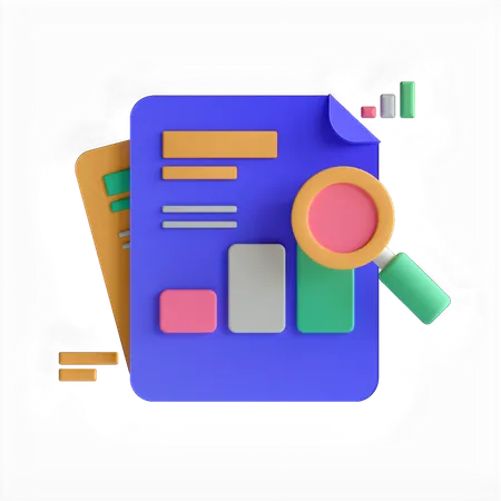 Search Analysis  3D Icon