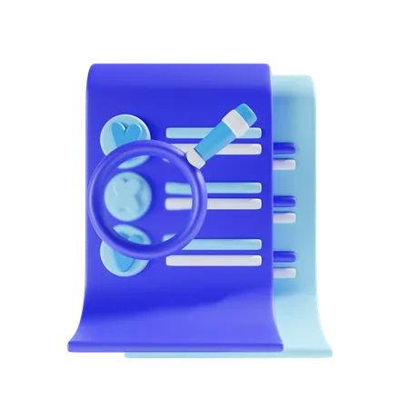 Search Analysis  3D Icon