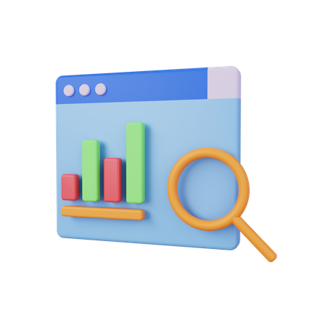 Search Analysis  3D Icon