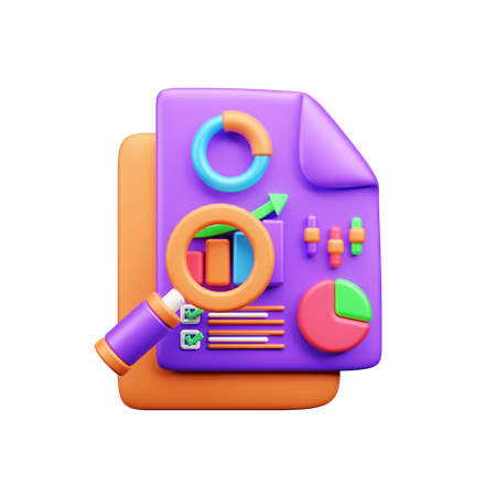 Search Analysis  3D Icon