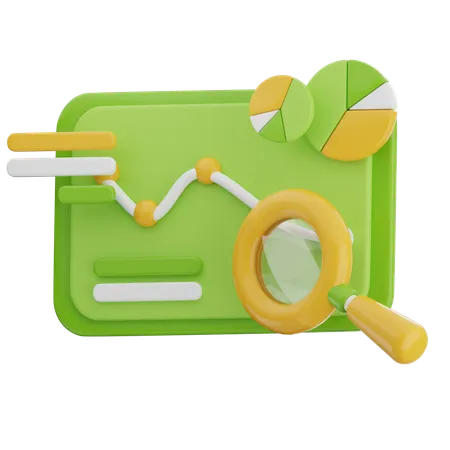 Search Analysis  3D Icon