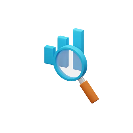 Search Analysis  3D Illustration