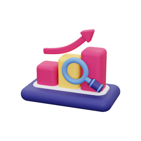 Search Analysis  3D Illustration