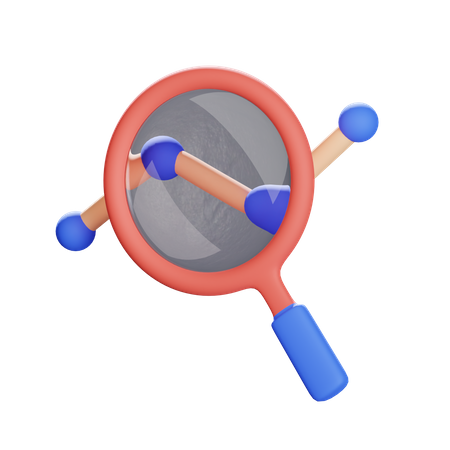 Search Analysis 3D Illustration
