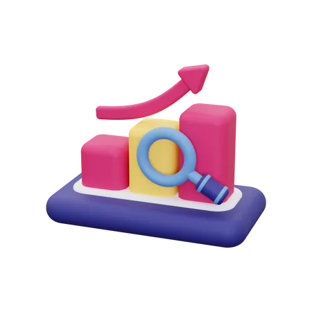 Research Icon Concept 3D Illustration