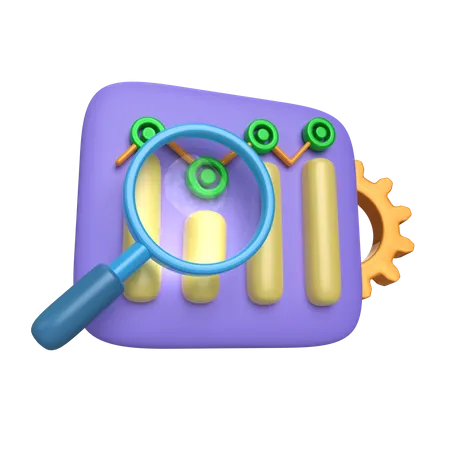 Search Analysis Report 3D Icon
