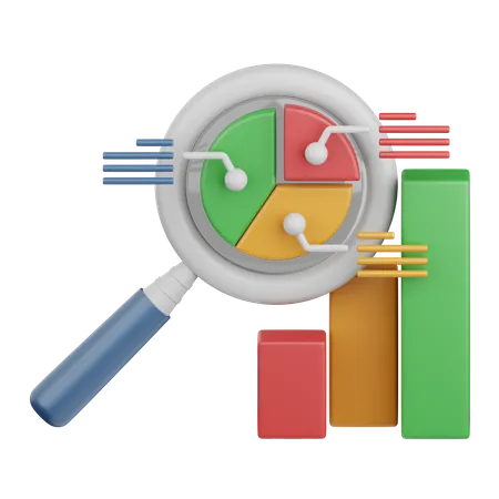 Search Analytics  3D Icon