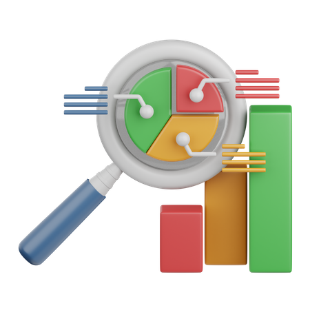 Search Analytics  3D Icon