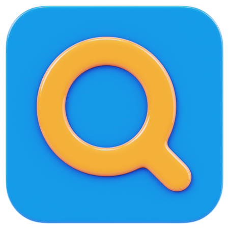 Search App  3D Icon