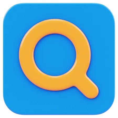 Search App  3D Icon