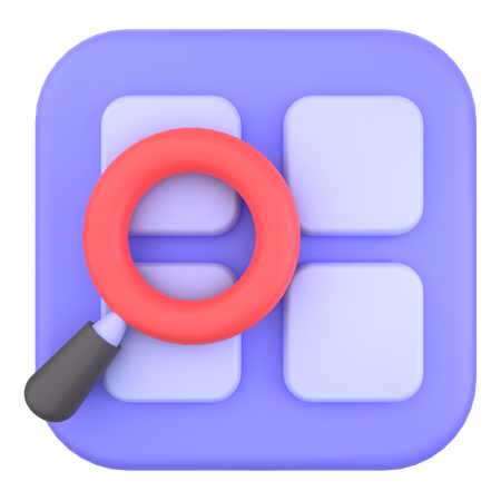 Search App  3D Icon