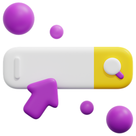 Search Bar  3D Icon