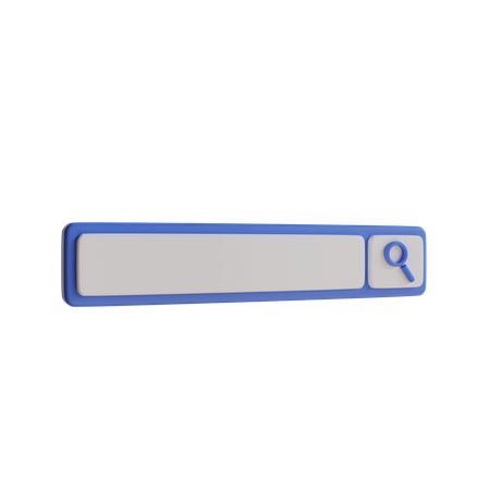 Search Bar  3D Icon