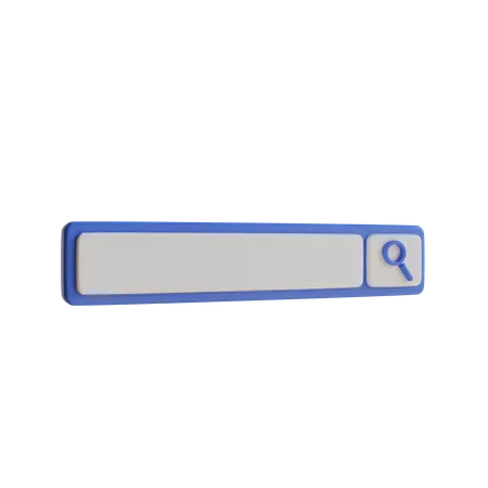 Search Bar  3D Icon