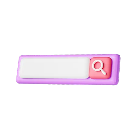 Search Bar  3D Icon