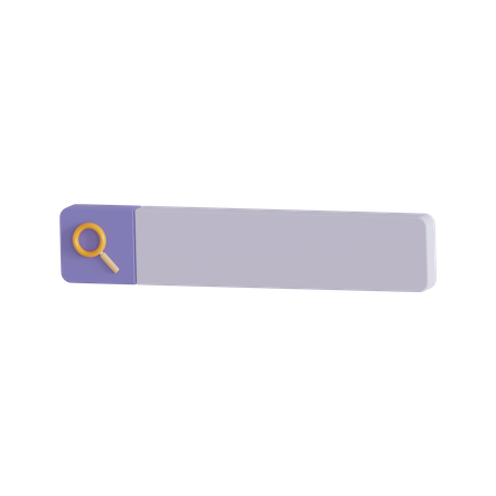 Search Bar  3D Icon