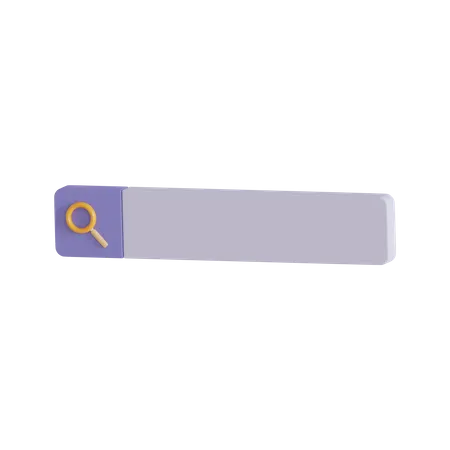 Search Bar  3D Icon