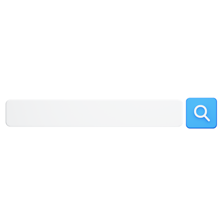 Search Bar  3D Icon