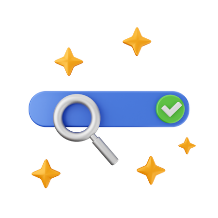 Search Bar  3D Icon